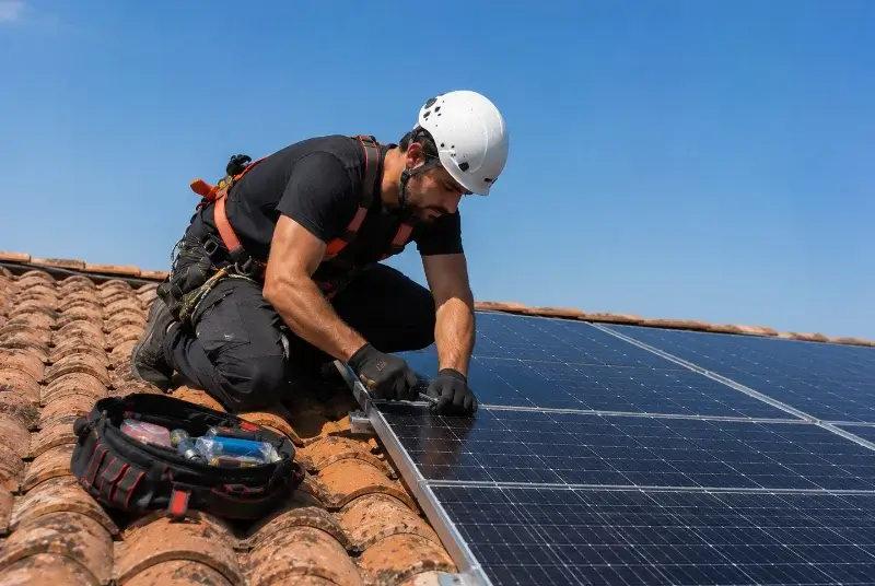Maintenance et monitoring de panneaux solaires à Wallers